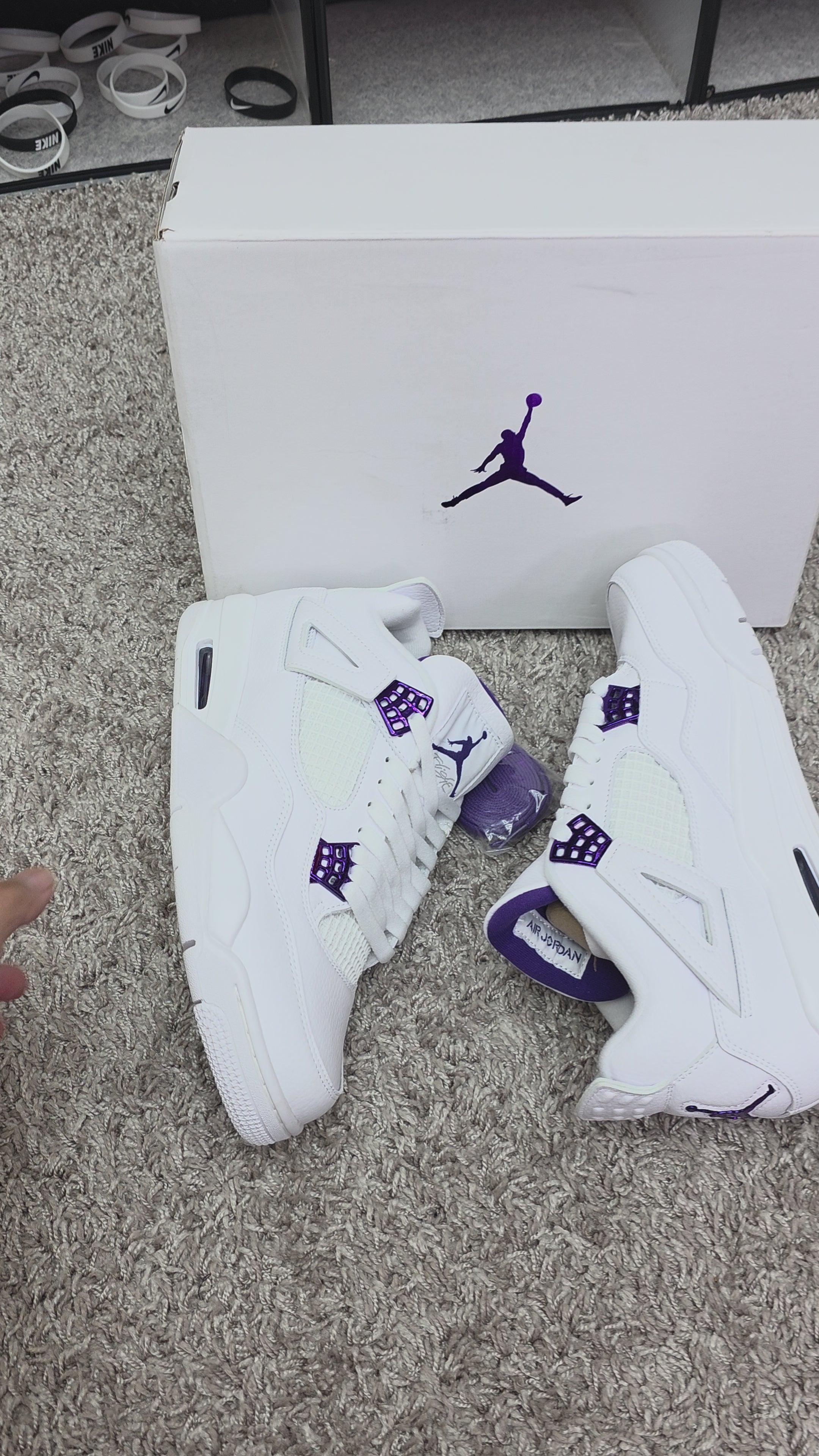 RETRO 4 METALIC PURPLE